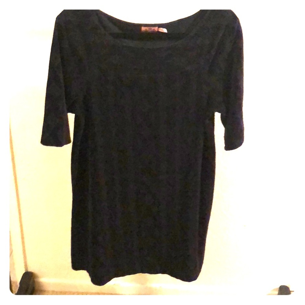 Vintage Juicy Couture Black Velour Dress!